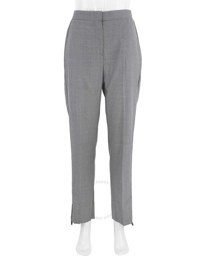 Burberry Slim Wool Pants - Gray