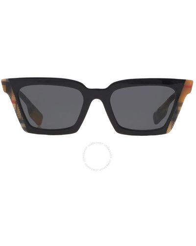 Burberry Briar Dark Blue Square Sunglasses Be4392u 405780 52 | Lyst UK
