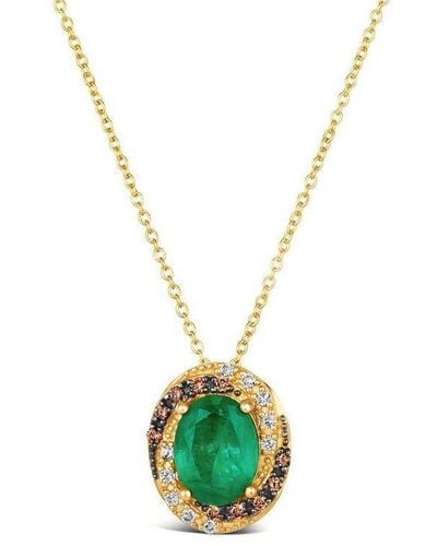 Le Vian Costa Smeralda Emeralds Necklaces Set - Metallic
