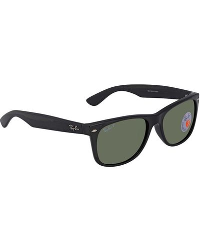 Ray-Ban Rayban New Wayfarer Classic Green Classic G-15 Sunglasses 0rb2132f901/ - Black