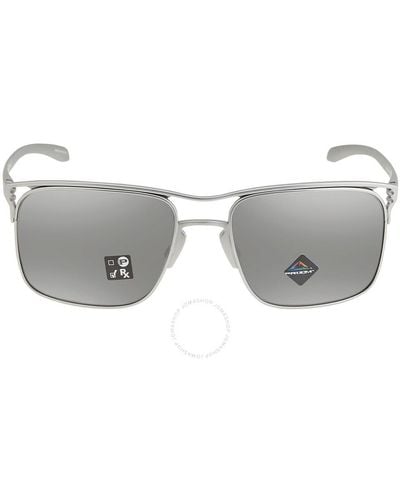 Oakley Holbrook Ti Prizm Titanium Sunglasses Oo6048 604801 57 - Grey