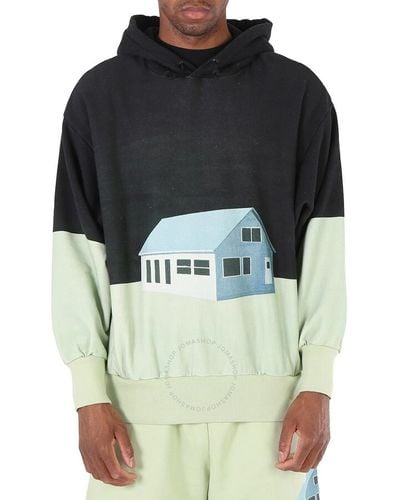 Undercover House Graphic-print Hoodie - Black