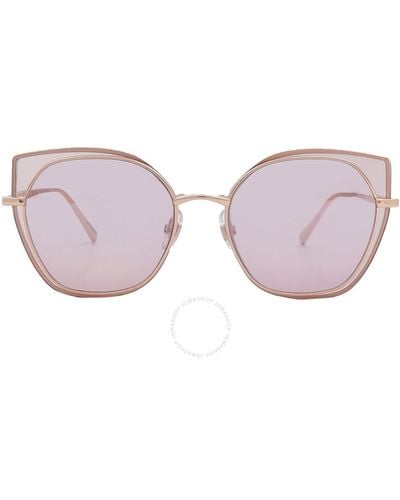Chopard Pink Mirror Cat Eye Sunglasses Schf74m 8fcx 59
