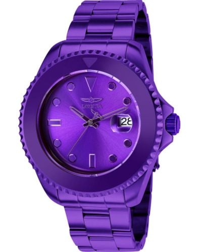 INVICTA WATCH Pro Diver Automatic Dial Watch - Purple