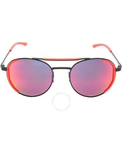 Under Armour Gray Infrared Oval Sunglasses - Pink