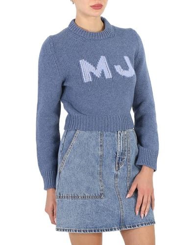 Marc Jacobs The Shrunken Sweater - Blue