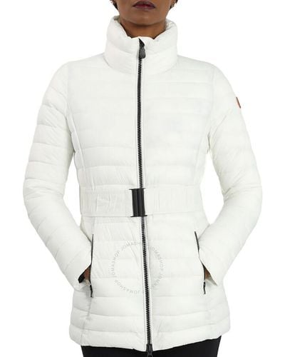 Save The Duck Adeline Belted Jacket - White