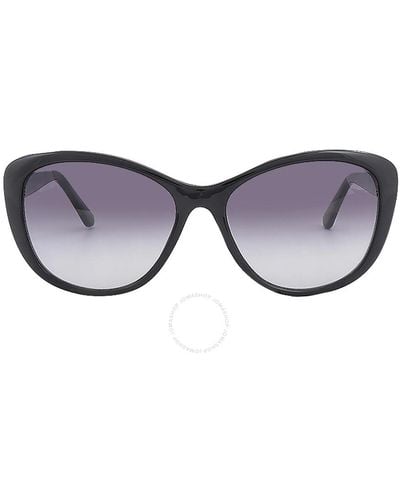 Calvin Klein Grey Butterfly Sunglasses Ck19560s 001 57 - Multicolour