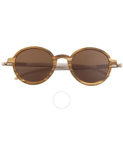 Earth Toco Round Sunglasses - Brown