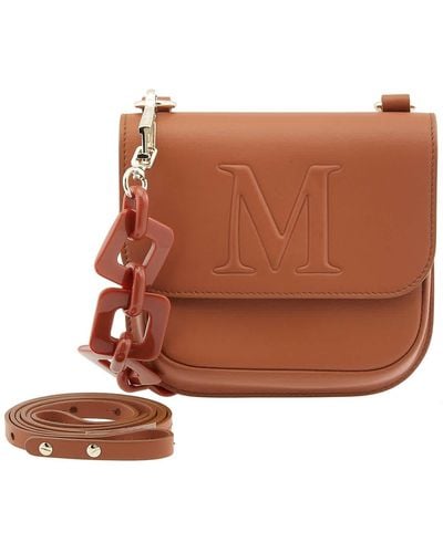 Max Mara Leather Mym Bag - Brown