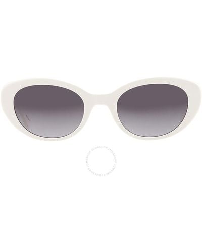 Kate Spade Gradient Oval Sunglasses Crystal/s 0vk6/9o 51 - Gray