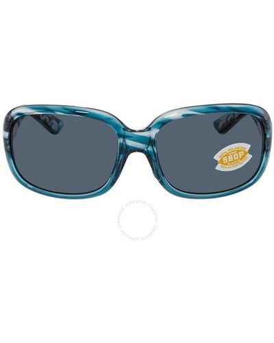 Costa Del Mar Cta Del Mar Gannet Polarized Polycarbonate Sunglasses  283 Ogp 58 - Blue