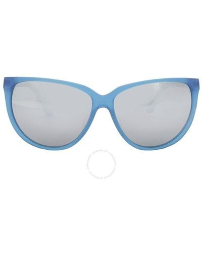 Porsche Design Gray Cat Eye Sunglasses P8588 E 61 - Blue