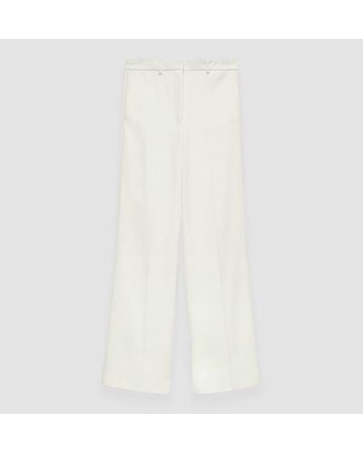 JOSEPH Comfort Cady Morissey Trousers - White