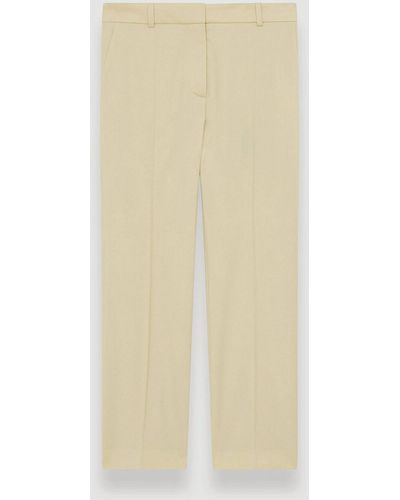 JOSEPH Tailoring Wool Stretch Coleman Trousers - Natural