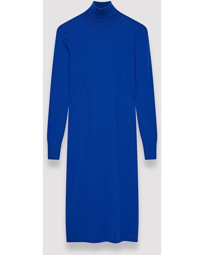 JOSEPH Cashmere Stretch Dress - Blue