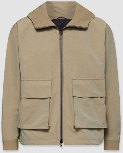 JOSEPH Cotton Tasser Jacket - Natural