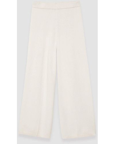 JOSEPH Silk Cashmere Culottes - White