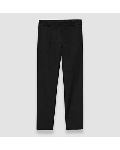 JOSEPH Pantalon New Eliston en gabardine stretch - Noir