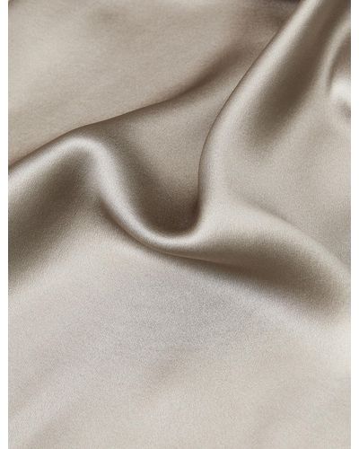 JOSEPH Silk Satin Tova Trousers - Grey