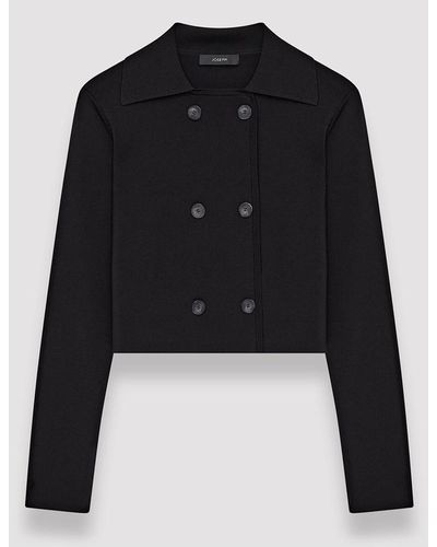 JOSEPH Milano Knitted Short Jacket - Black