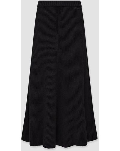 JOSEPH Egyptian Cotton Skirt - Black