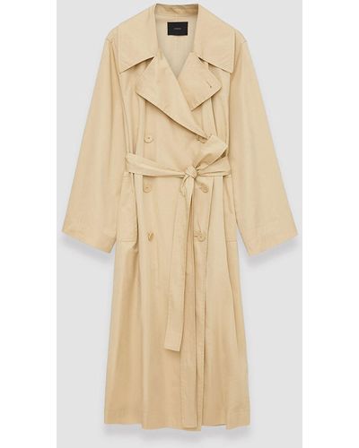 JOSEPH Fluid Rainwear Cambrai Coat - Natural