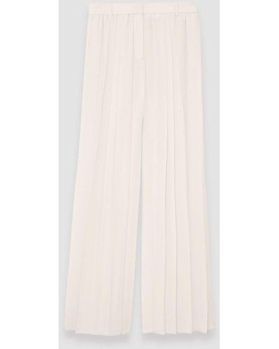 JOSEPH Pantalon Tibre au plissé aérien - Blanc