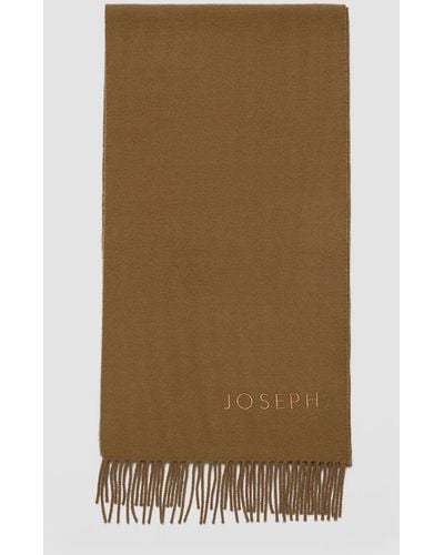 JOSEPH Wool Cashmere Blend Alice Scarf - Natural