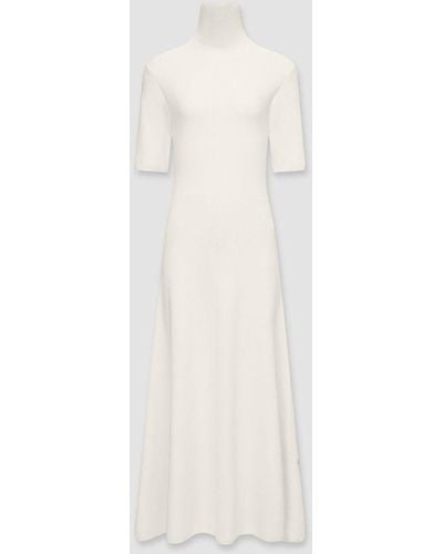 JOSEPH Silk Stretch Dress - White