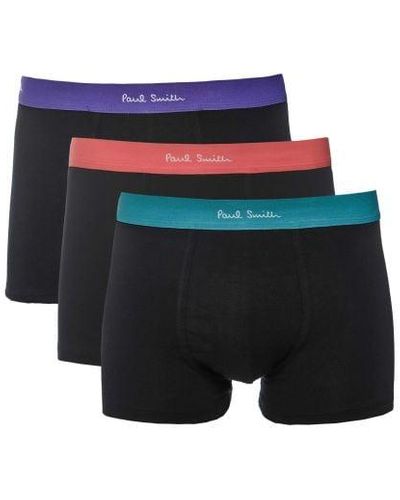 Paul Smith Mix Band Boxer Briefs 3 Pack - Blue