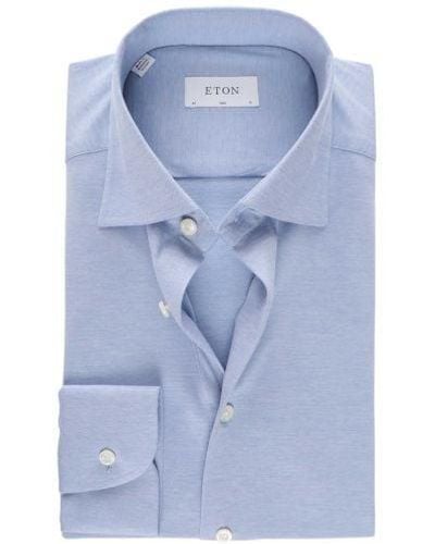 Eton Slim Fit Four-flex Shirt - Blue