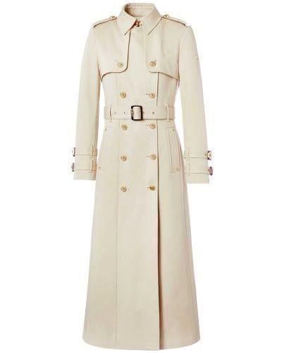 Holland Cooper Gatcombe Full Length Trench Coat - Natural