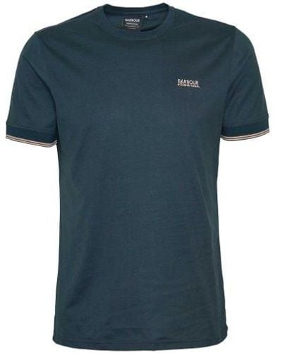 Barbour Tipped Cuff Philip T-shirt - Blue
