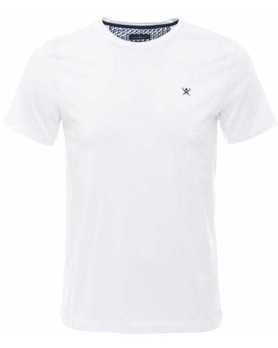 Hackett Classic Fit Beach T-shirt - White