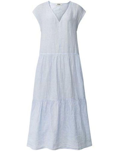 Ecoalf Arcilla Linen Dress - Blue