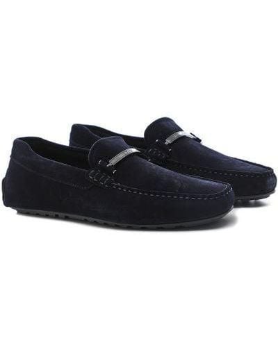 BOSS Suede Noel_mocc_sdhw Loafers - Blue