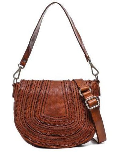 Campomaggi Leather Shoulder Bag - Brown