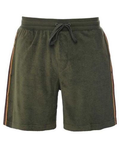 Paul Smith Towelling Lounge Shorts - Green