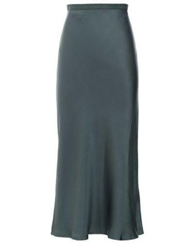 Anine Bing Bar Silk Skirt - Grey