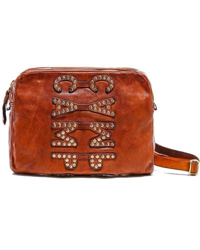 Campomaggi Prestige Leather Crossbody Bag - Brown