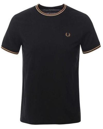 Fred Perry Twin Tipped T-shirt - Black