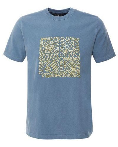 Paul Smith Print T-shirt - Blue