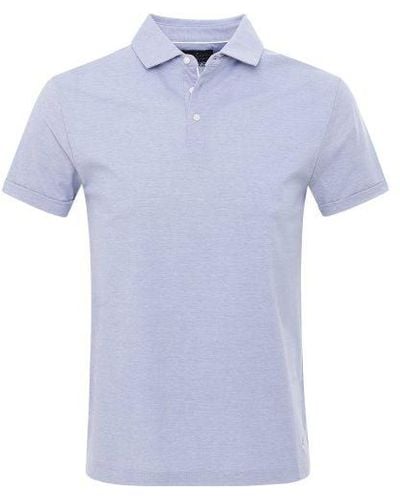 Hackett Mercerised Polo Shirt - Blue