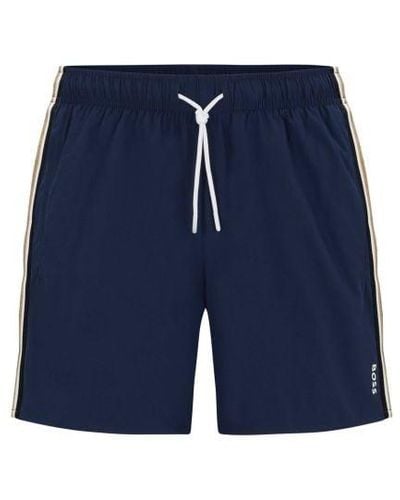 BOSS Iconic Swim Shorts - Blue