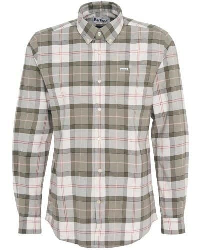 Barbour Tailored Fit Lewis Shirt - Grey