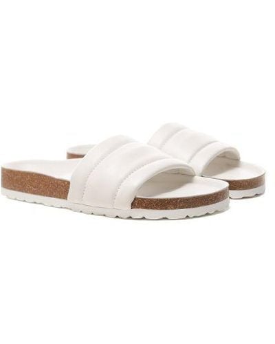 Oliver Sweeney Leather Bornos Sandals - White