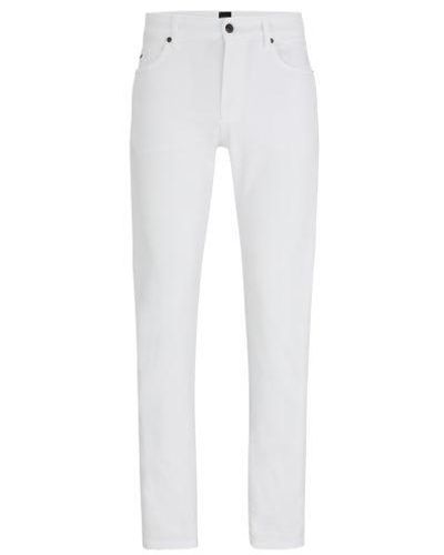 BOSS Slim Fit Delaware3-1 Jeans - White