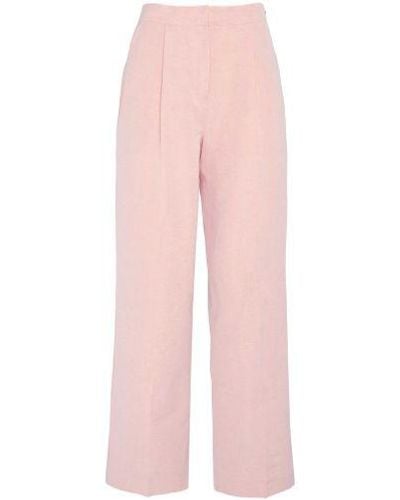 Barbour Linen Vivienne Trousers - Pink