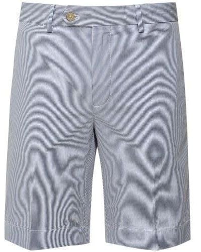 Hackett Striped Kensington Shorts - Blue